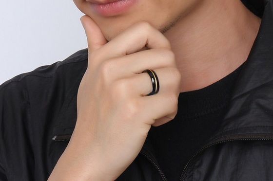 Wedding Bands or Rings 6mm Black Gold Two Tone Tungsten Ring Custom Engraved Gold Centre Groove Comfort Fit for Men Women