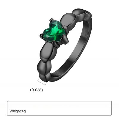 Channel Setting Inlay CZ Stainless Steel Rings 18K Gold Plated For Wedding Engagement
