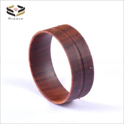 Iron Wood Golden Sandalwood Chicken Wing Koa Wood Ring Core 8mm For Inlay