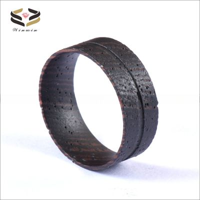 Iron Wood Golden Sandalwood Chicken Wing Koa Wood Ring Core 8mm For Inlay