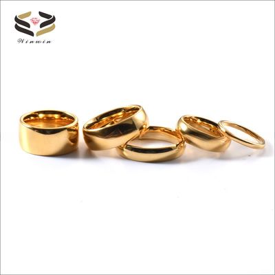 CLASSIC Style 4mm Dome High Polished Tungsten Carbide Ring for Mens and Womens Celebration