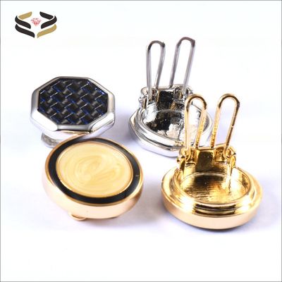 Carbon Fiber Inlay Cufflinks Tie Clips Button Covers For Men Dress Shirt And Tux Shirt