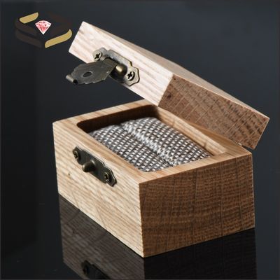 Whiskey Barrel Wood Ring Box Customizable 60*40*36mm OEM/ODM