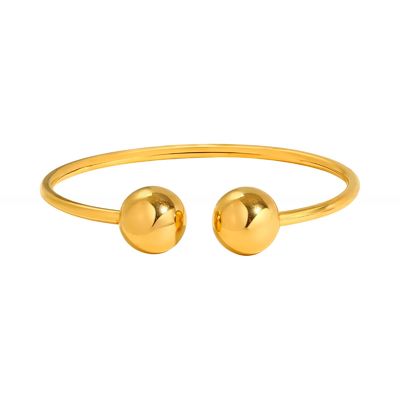 Women Thin Open Cuff Bracelets Gold Diamond Shape Adjustable Third Party Appraisal