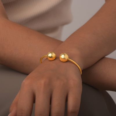 Women Thin Open Cuff Bracelets Gold Diamond Shape Adjustable Third Party Appraisal