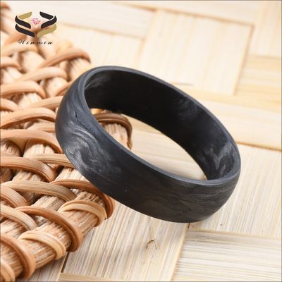 6mm 8mm Black Carbon Fiber Ring for Men and Women Main Stone N/A Setting Type Invisible Setting