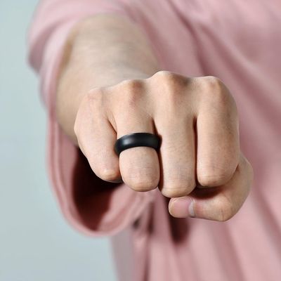 Geometric Channel Setting Silicone Rubber Band 8mm for Outdoor Sports Mountaineering