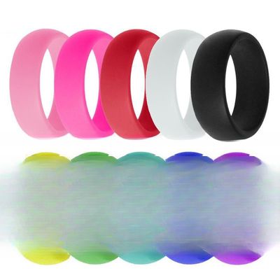 Geometric Channel Setting Silicone Rubber Band 8mm for Outdoor Sports Mountaineering