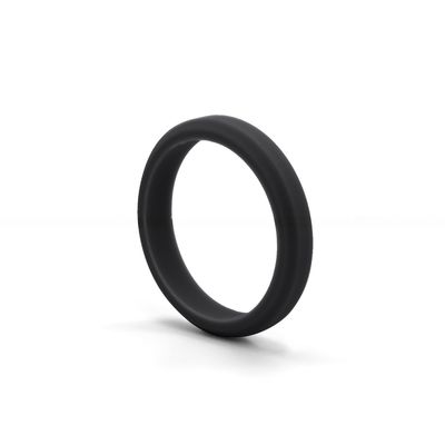 Third Party Appraisal Women's Silicone Wedding Band 4mm Beveled Edges Breathable