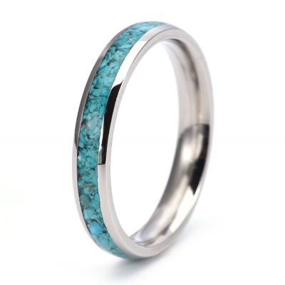 Trendy Design Womens Wedding Band Gold Black Flat Dome Tungsten Carbide Ring With Opal Antler Carbon Fiber Turquoise Wood