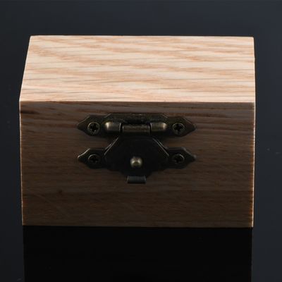 Whiskey Barrel Wood Ring Box Customizable 60*40*36mm OEM/ODM