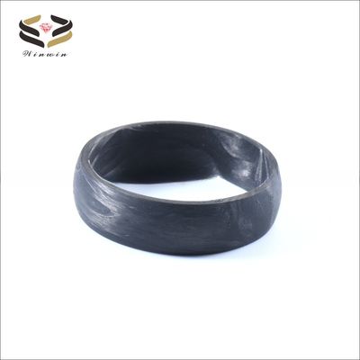 6mm 8mm Black Carbon Fiber Ring for Men and Women Main Stone N/A Setting Type Invisible Setting
